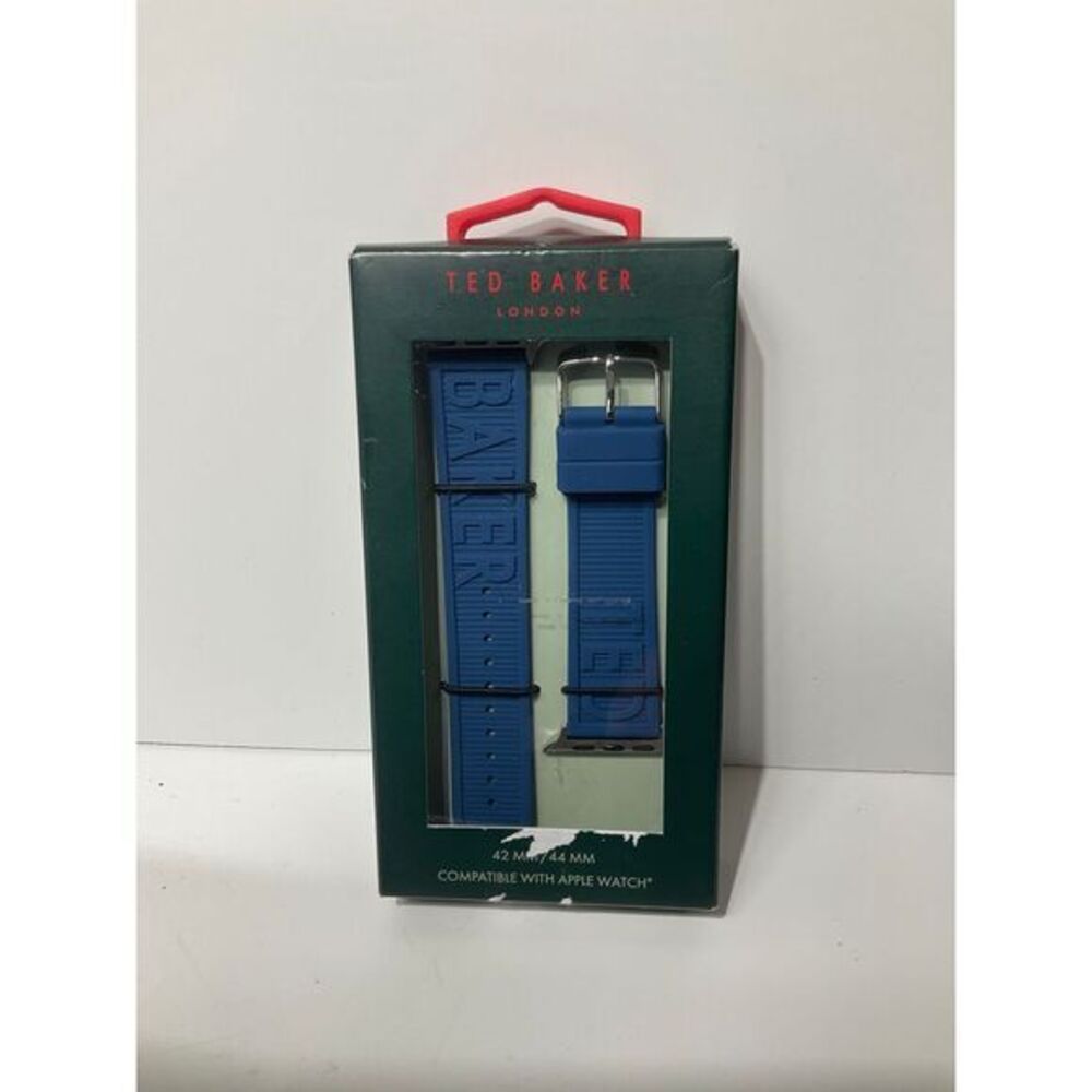 Ted Baker London‎ Blue Silicone Monogramed Apple Watch Band 42mm / 44mm